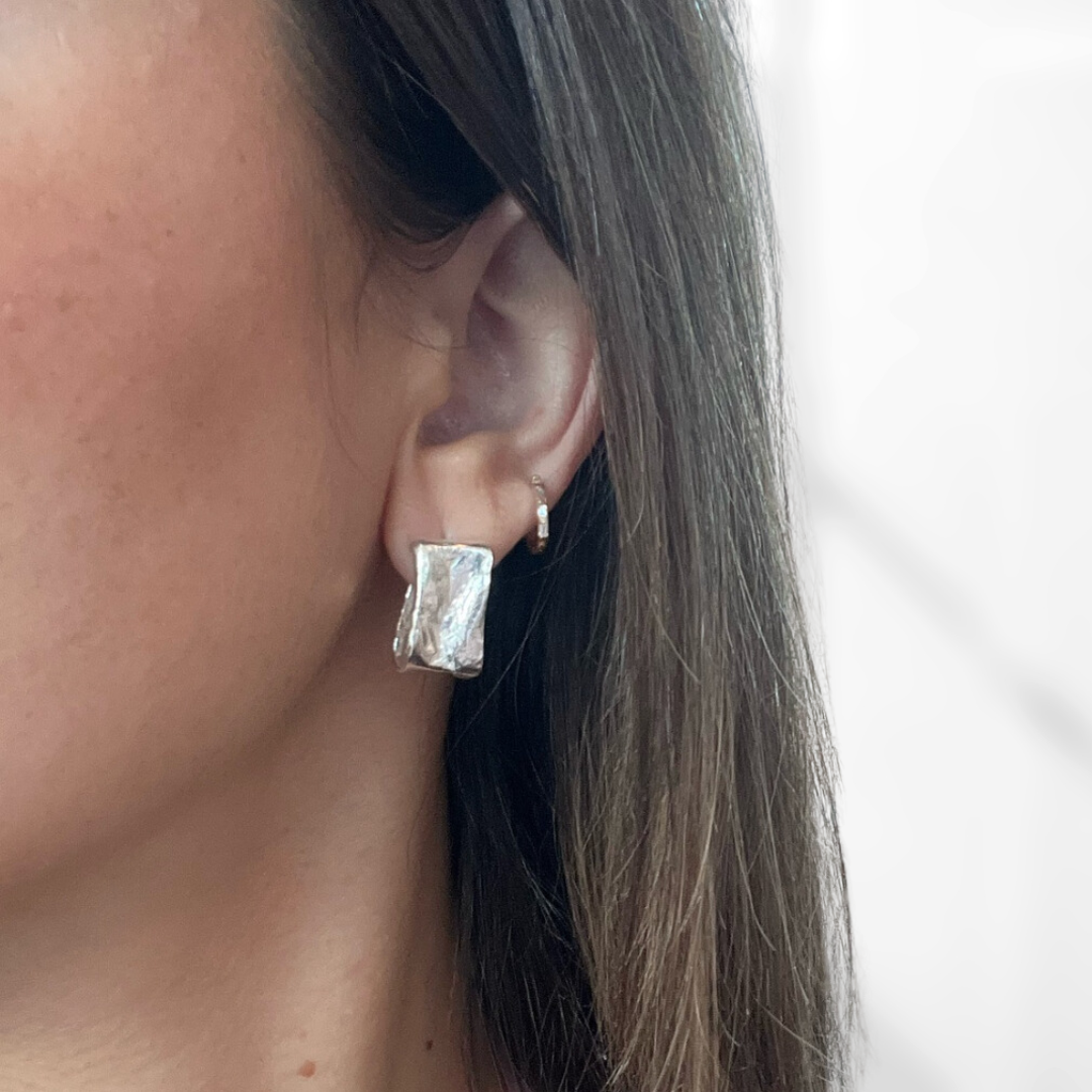 Textured Statement Hoops