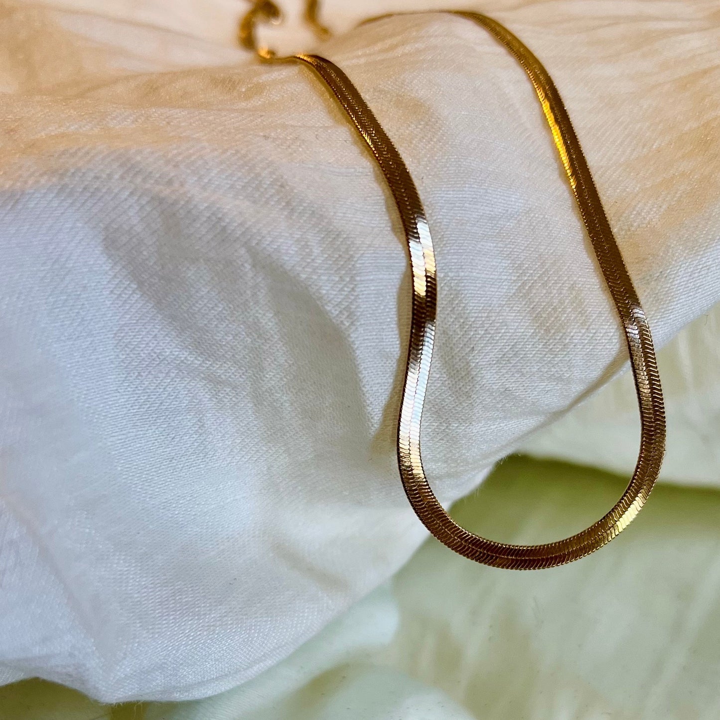 Herringbone Stackable Necklace