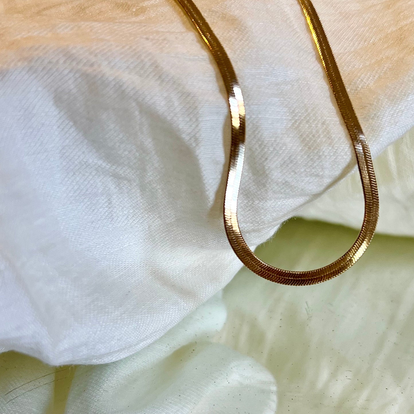 Herringbone Stackable Necklace