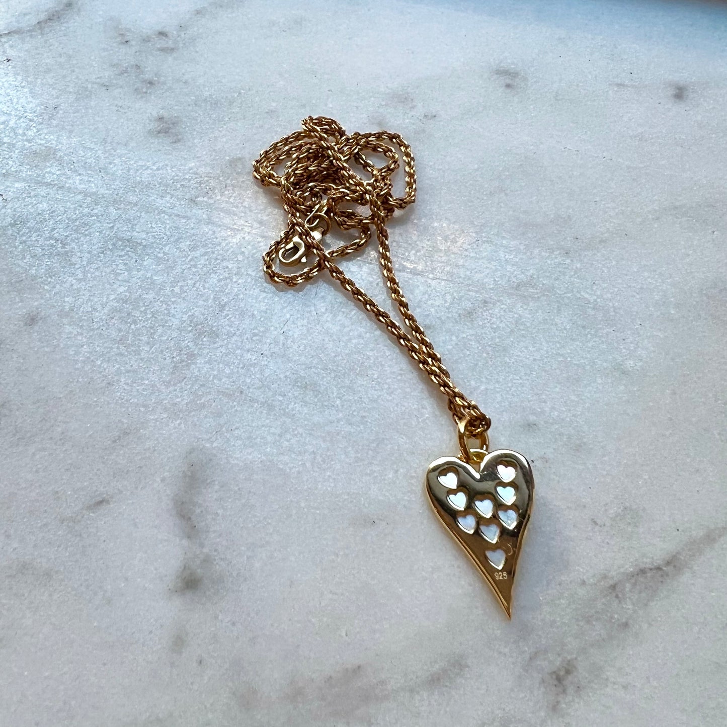 All That Glitters Heart Necklace